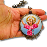 Statement Piece, Vintage Religious Necklace