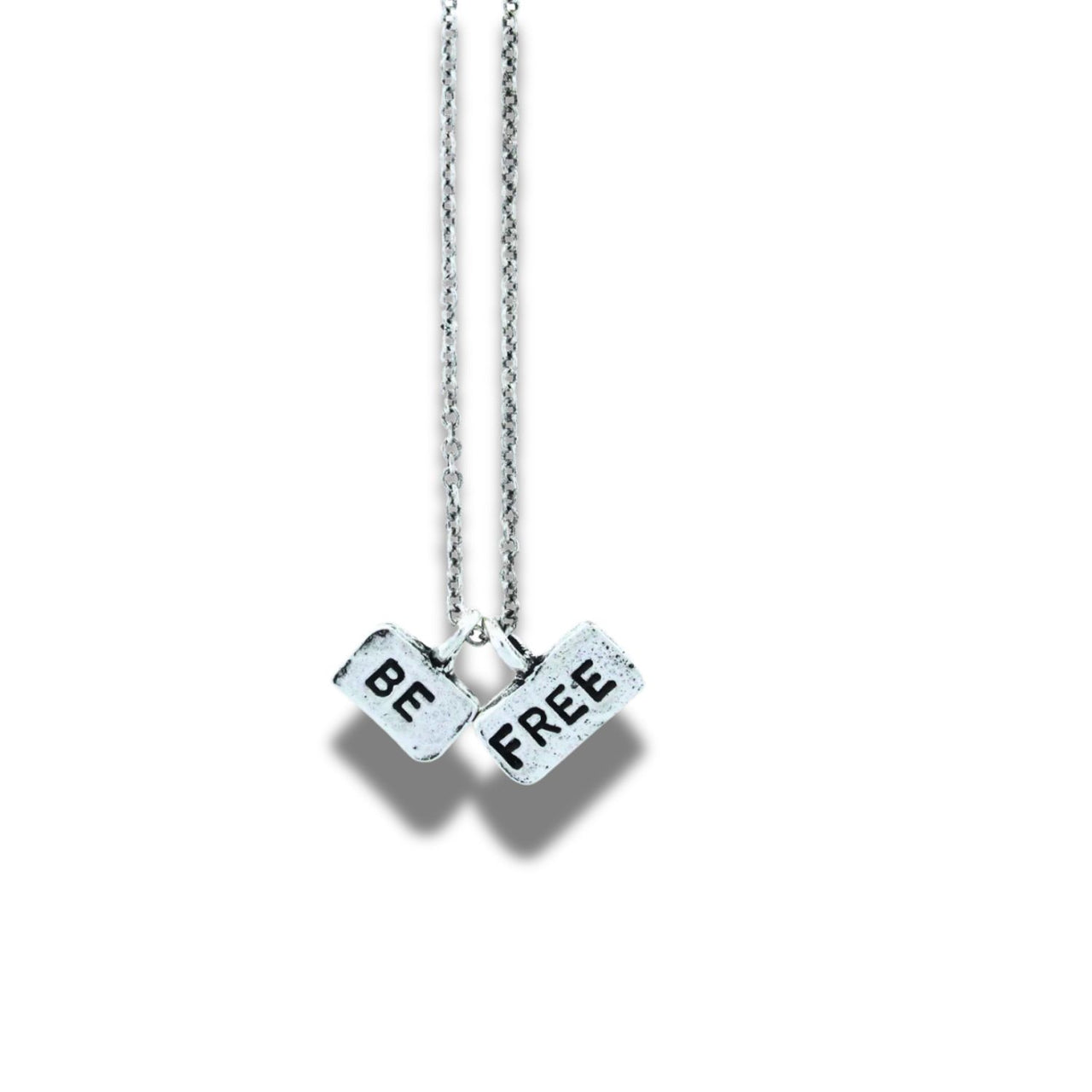 Be Free Hand Stamped Necklace