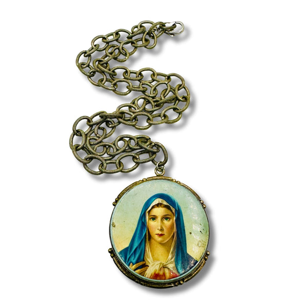 Statement Piece, Vintage Religious Necklace