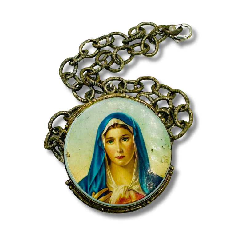 Statement Piece, Vintage Religious Necklace