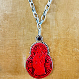 Cinnabar Asian Amazing Statement Necklace