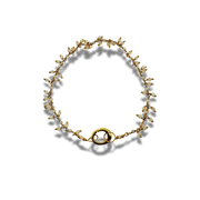 moonstone fringe bracelet with removable clasp