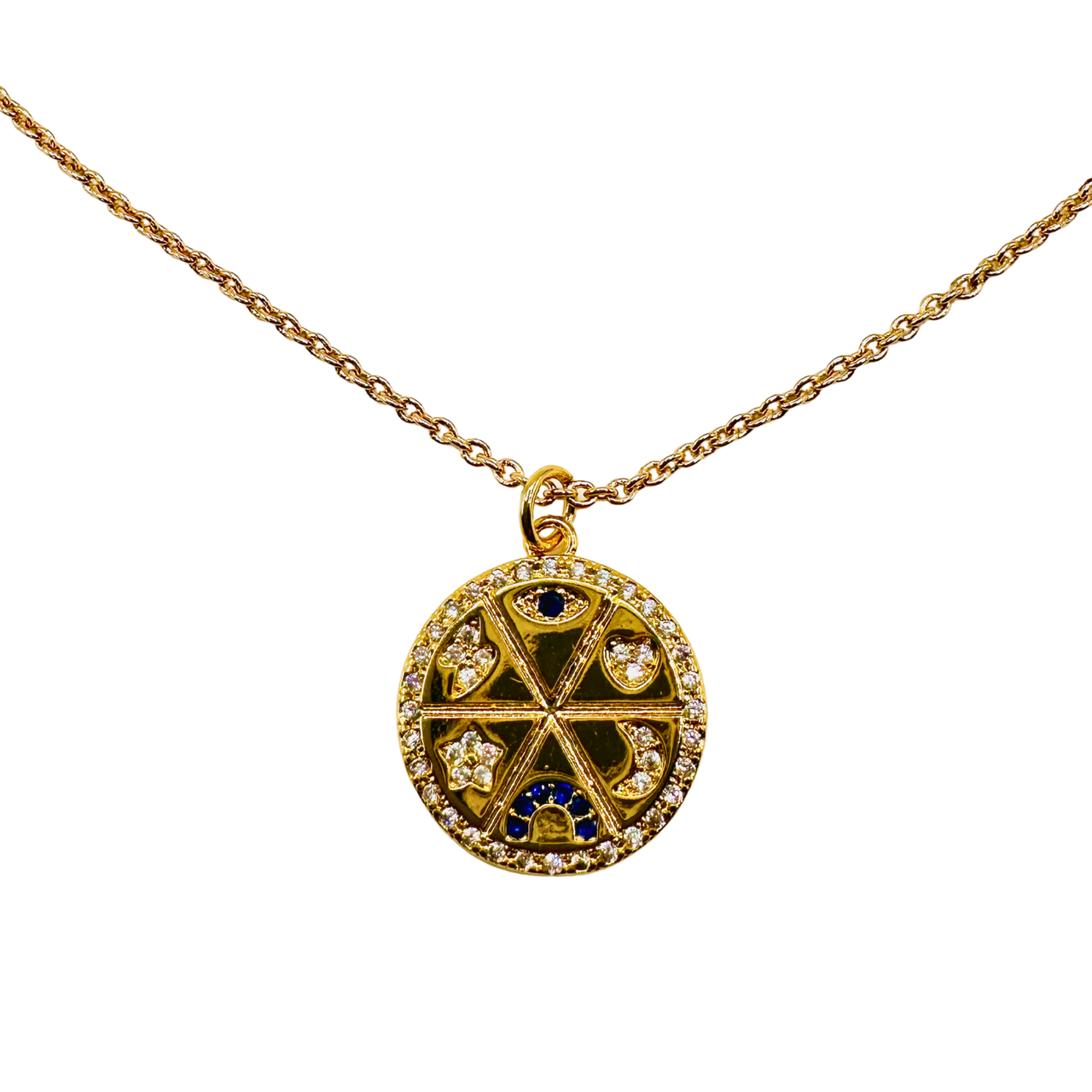 Lucky Symbols Charm Necklace