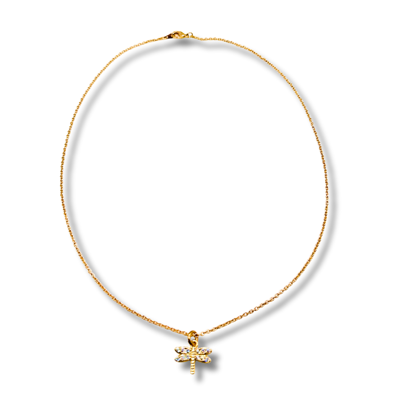 dragonfly charm necklace