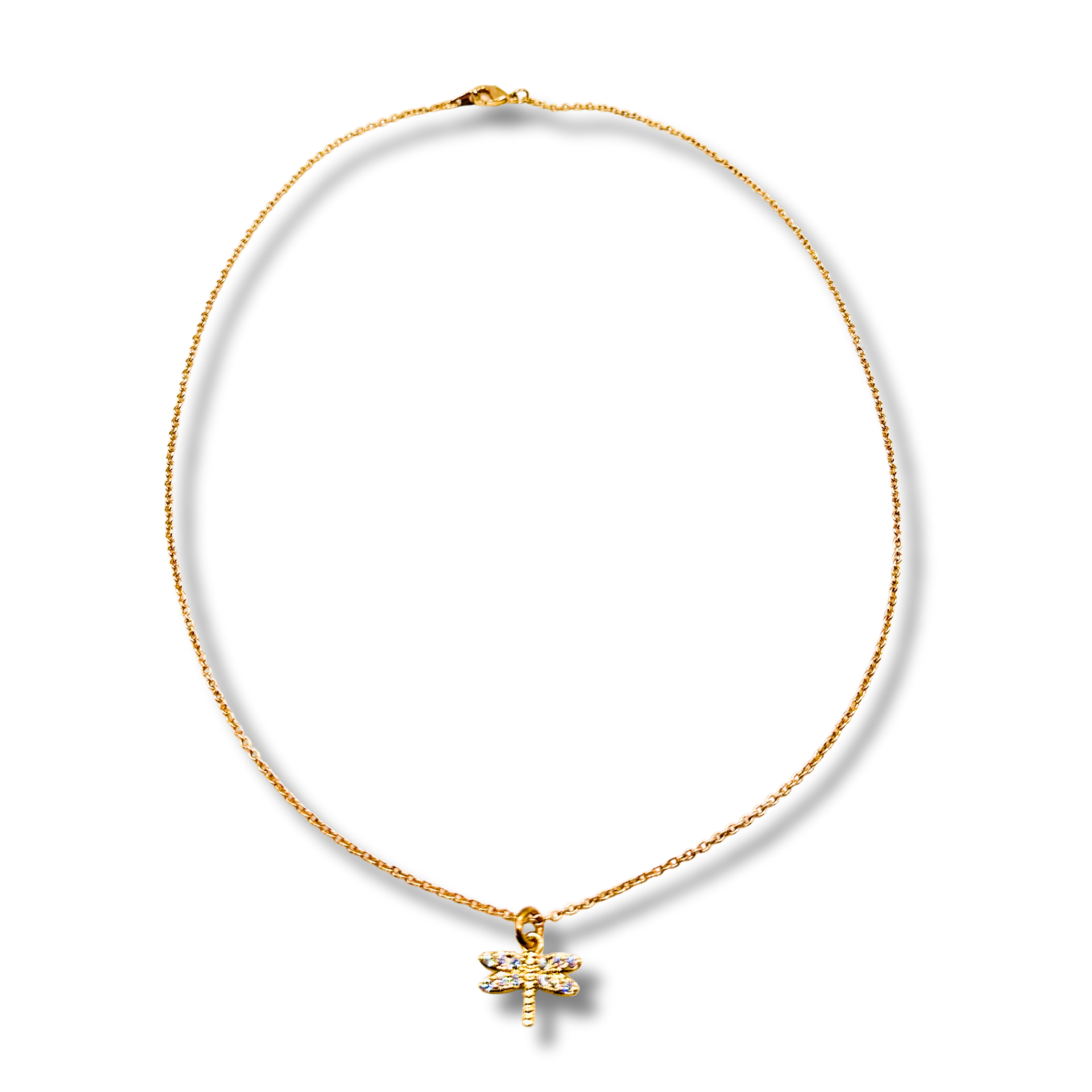dragonfly charm necklace