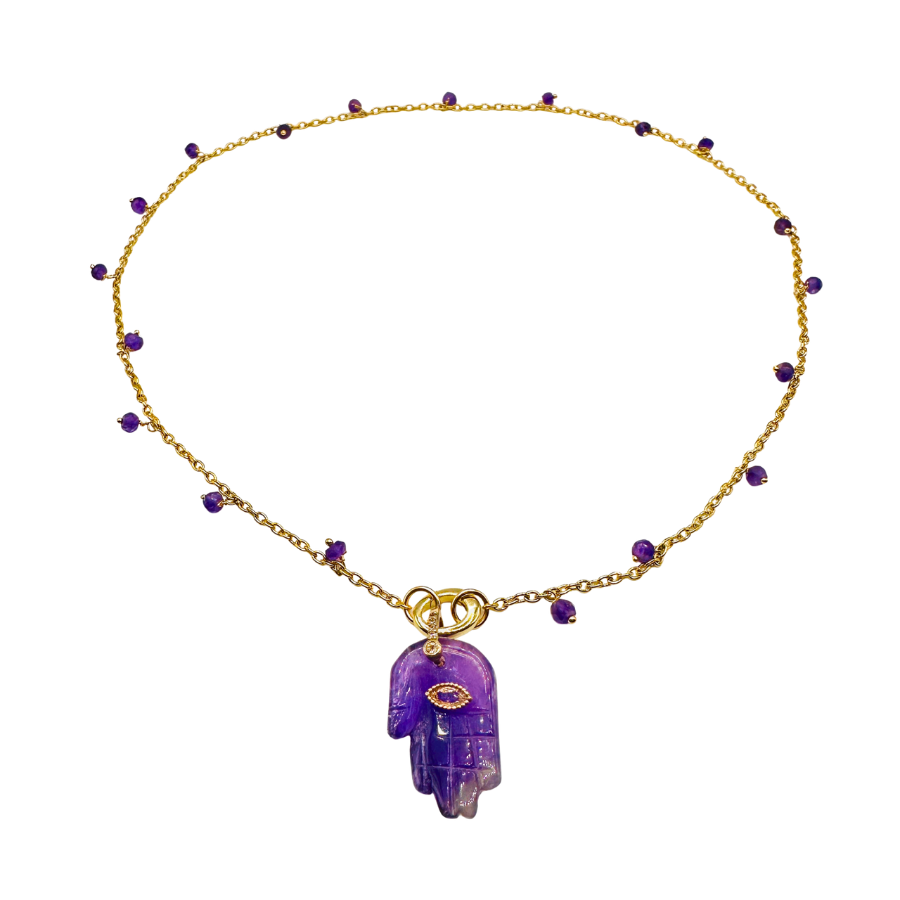 The Guardian necklace is a meaningful symbol of protection, strength, and calm