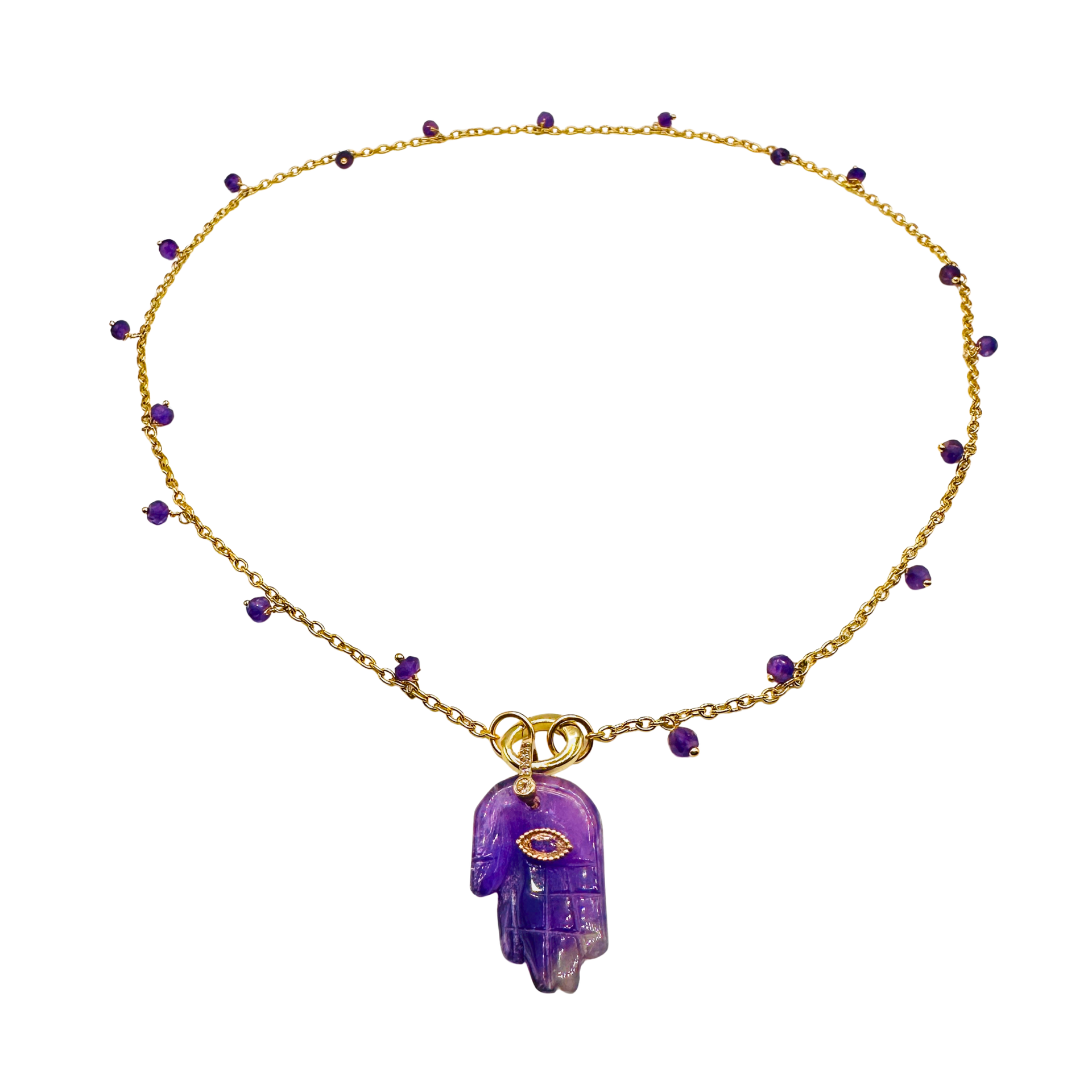 The Guardian necklace is a meaningful symbol of protection, strength, and calm