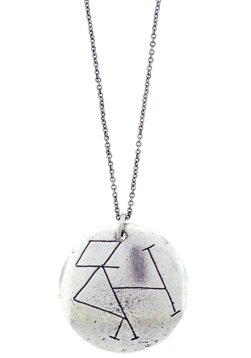 Symbol For Thor God Of Strength Force and Drive Rune Necklace