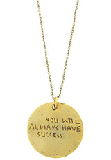 You Will Always Have Success Rune Necklace