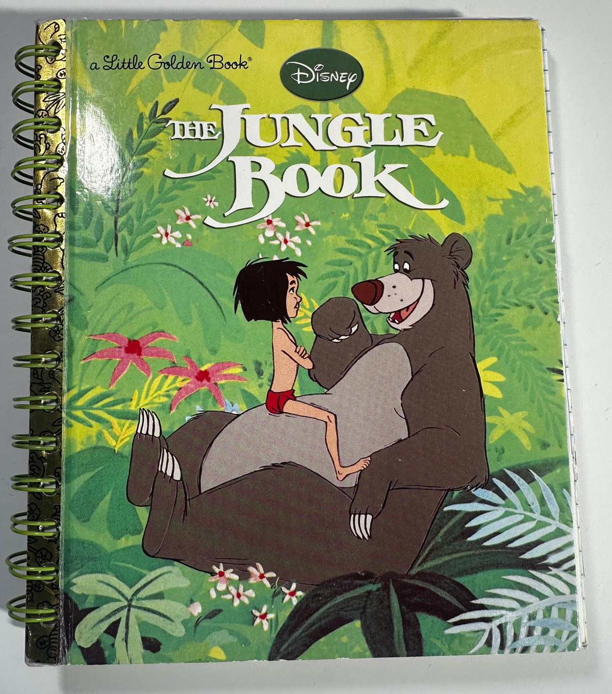 Handmade Upcycled Vintage Book Journal – Jungle Book