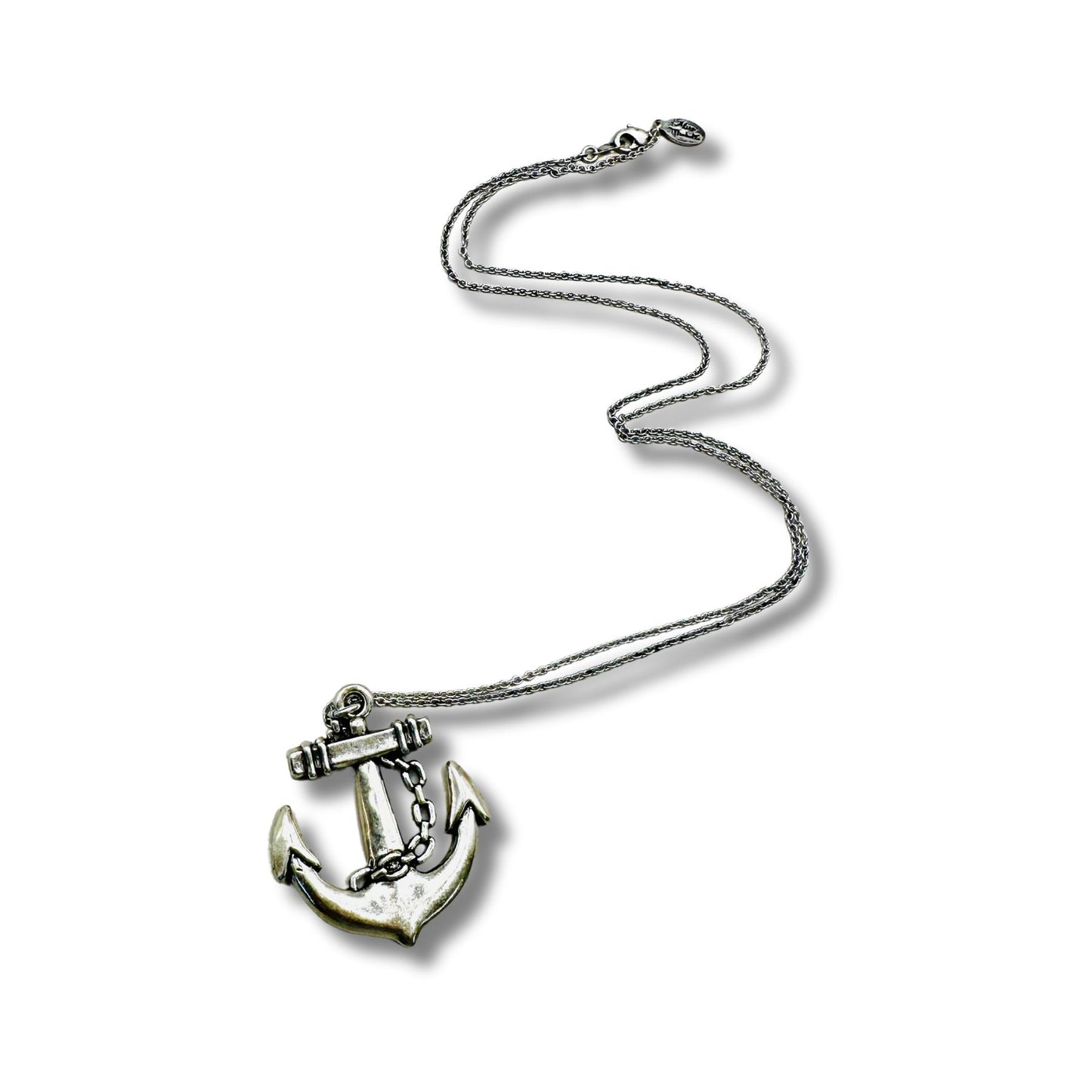 Silver Anchor Necklace Cheap