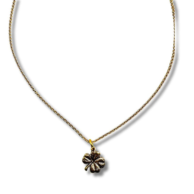Small Good Luck Clover Necklace