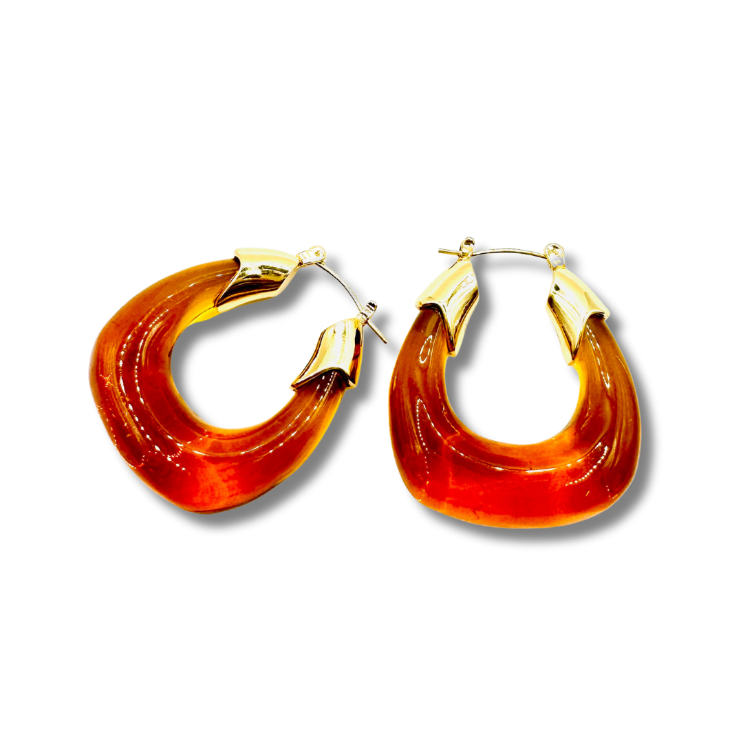 Jenny Chunky Hoop Earrings