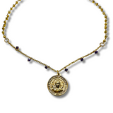 The Patron Saint of Loretto Travel Protection Necklace