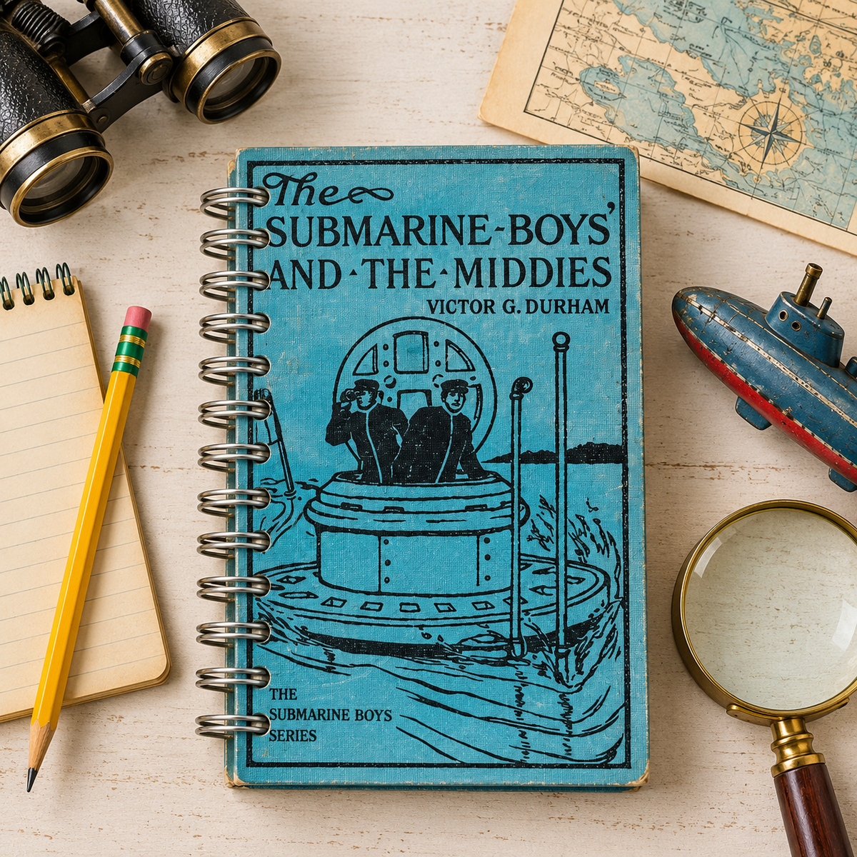 The Submarine Boys and the Middies Vintage Book Journal