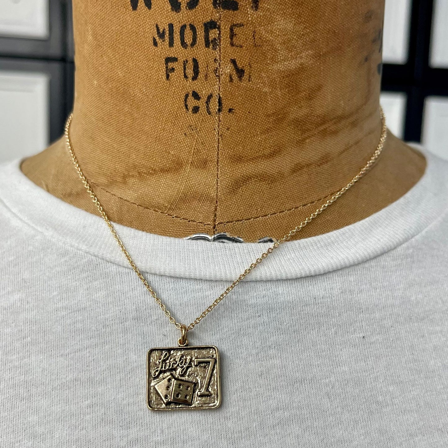 Lucky 7 Dice Charm Necklace