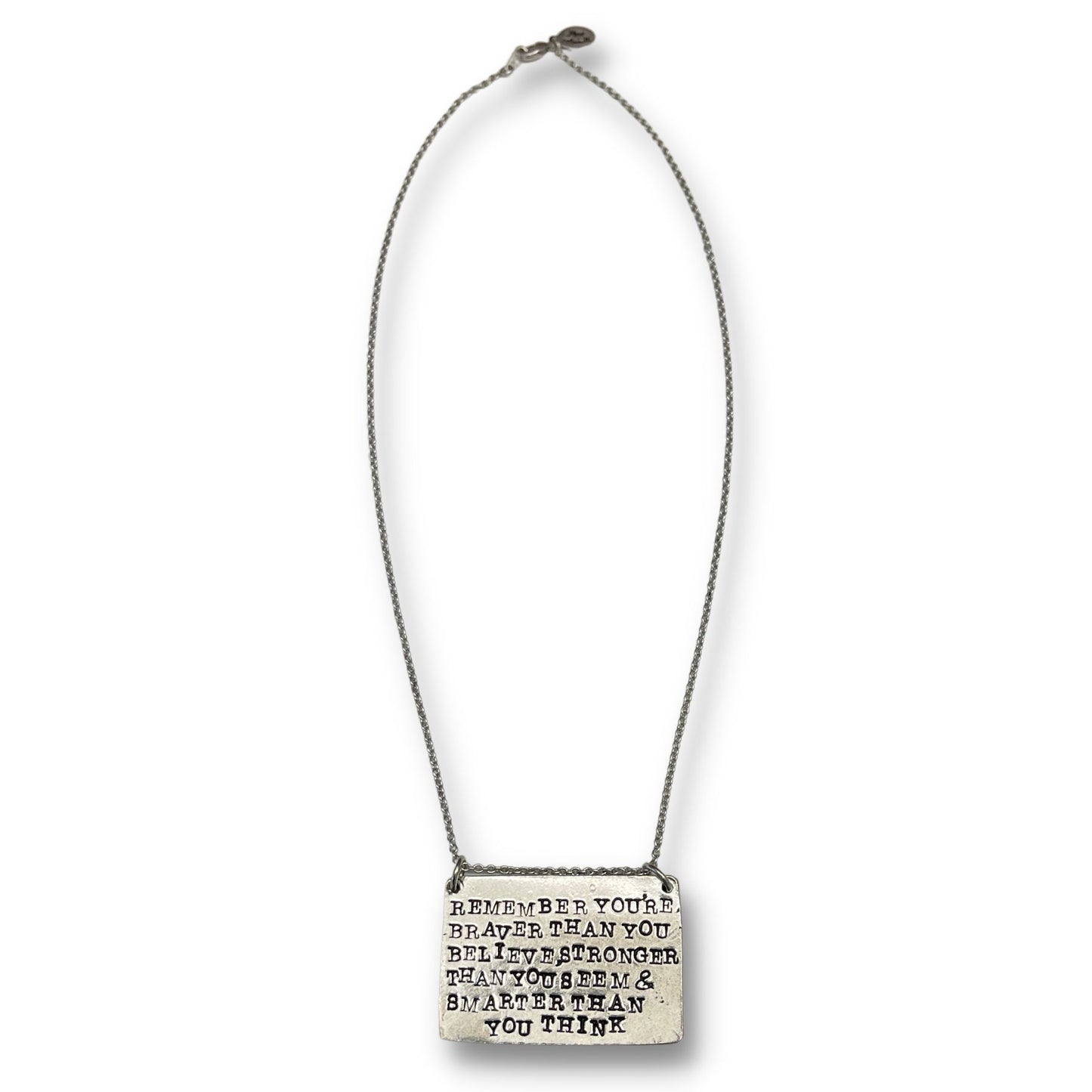 Remember You Are Braver Necklace