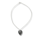Mon Coeur s'ouvre a ta voix French Love Saying Necklace