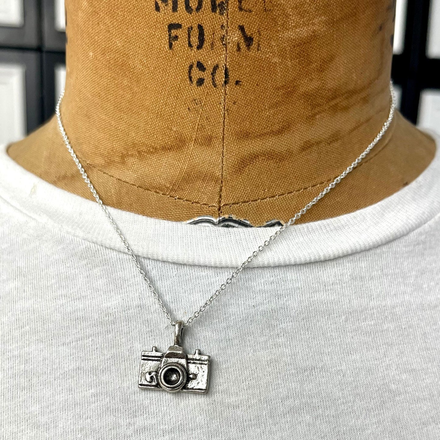 Take a Picture It Lasts Longer Camera Necklace