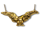 Vintage Gold Eagle Pendant Necklace