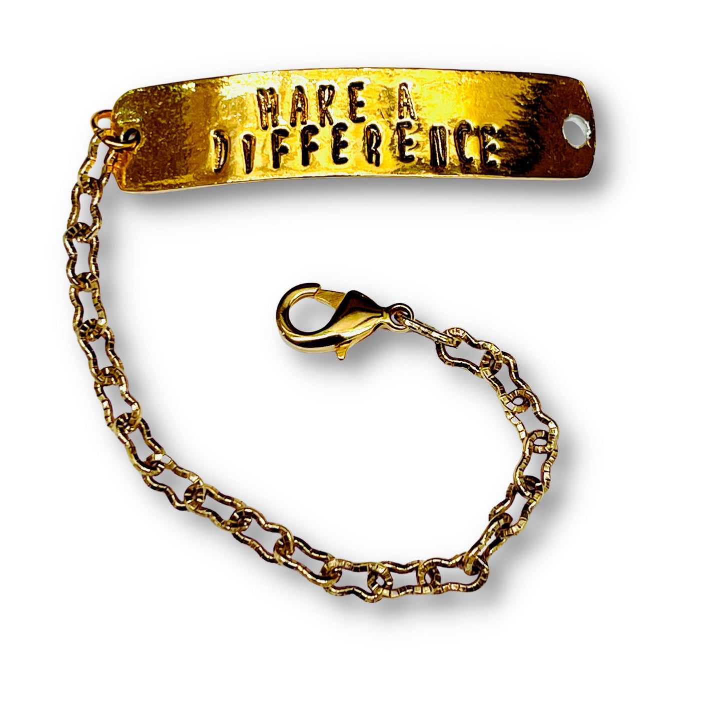 Make a Difference Chain ID Bracelet