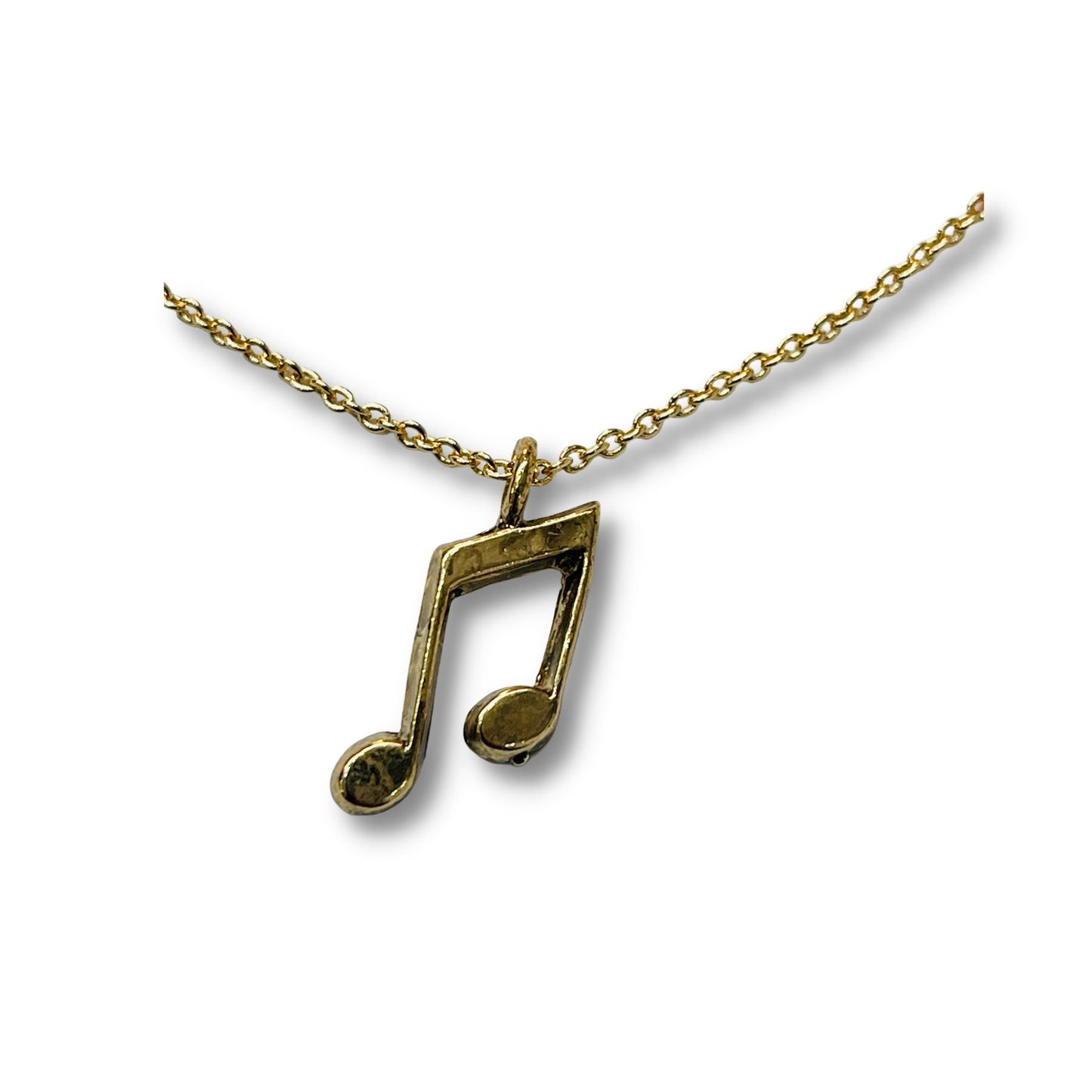 Music Note Charm Necklace