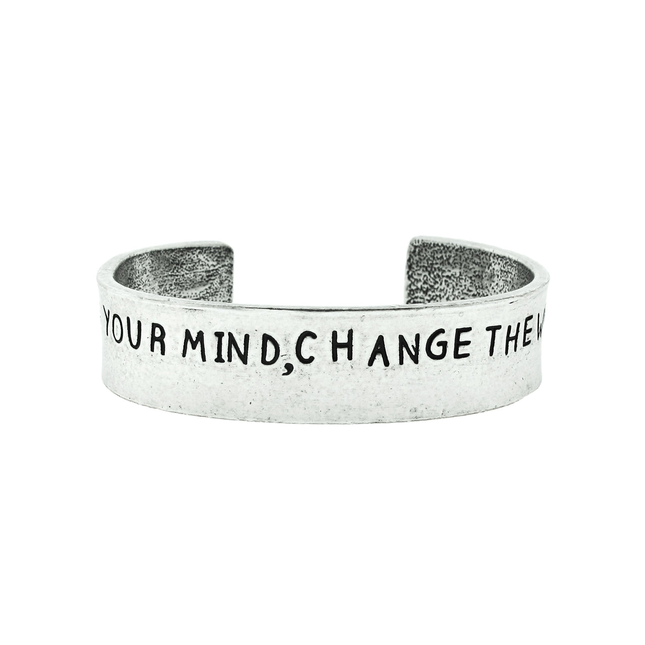 Change Your Mind, Change The World Cuff Bracelet