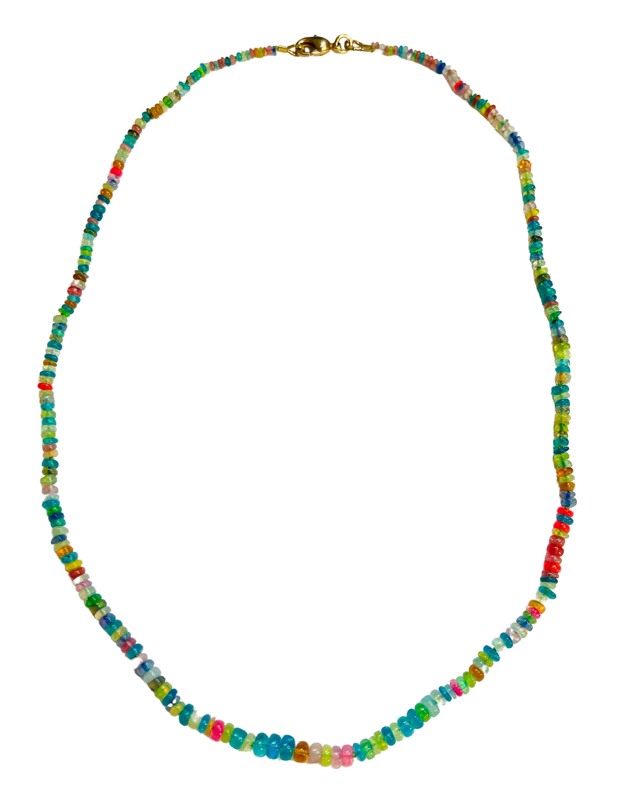 Disco Ball Ethiopian Opal Necklace