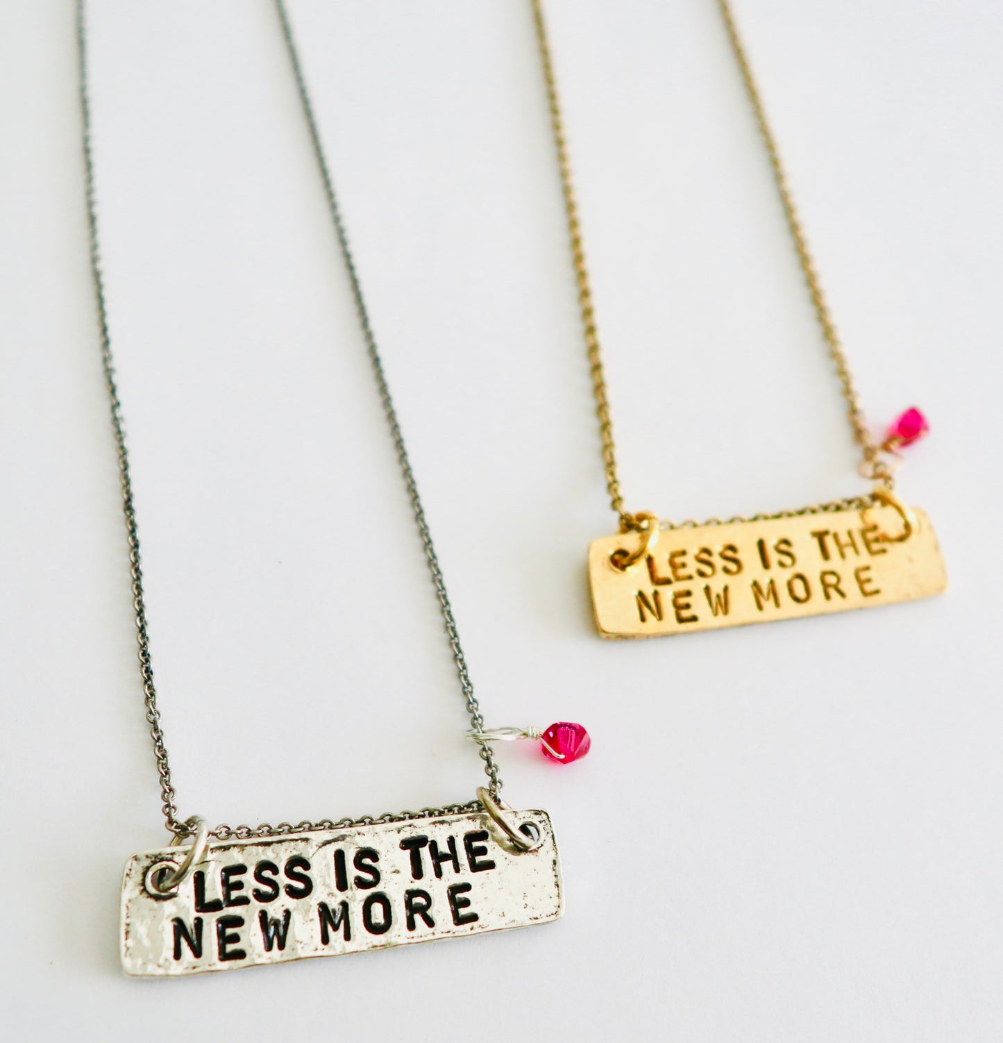LESS IS THE NEW MORE NECKLACE