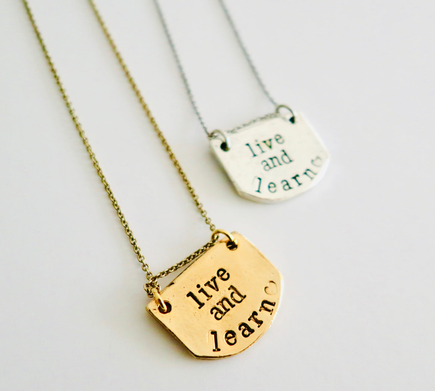 LIVE AND LEARN NECKLACE