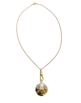 Diamond Floral Locket Necklace