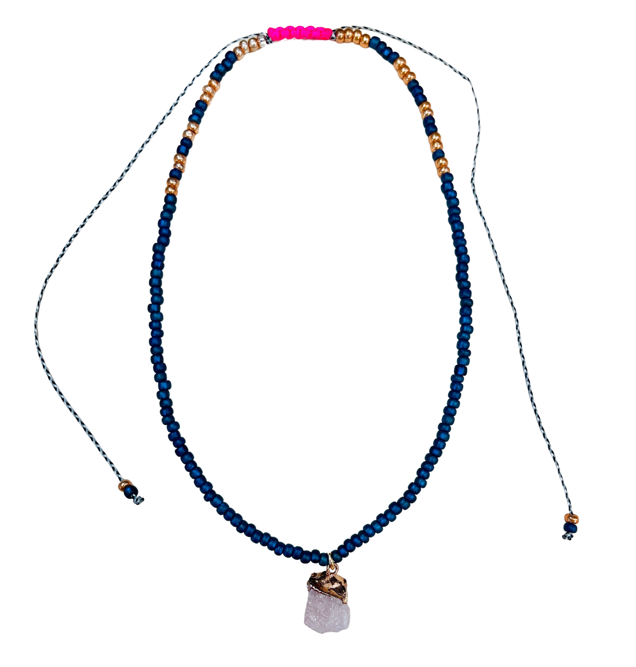 Sapphire Seas Crystal Necklace