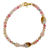 Sparkling Pinks Love Choker Necklace