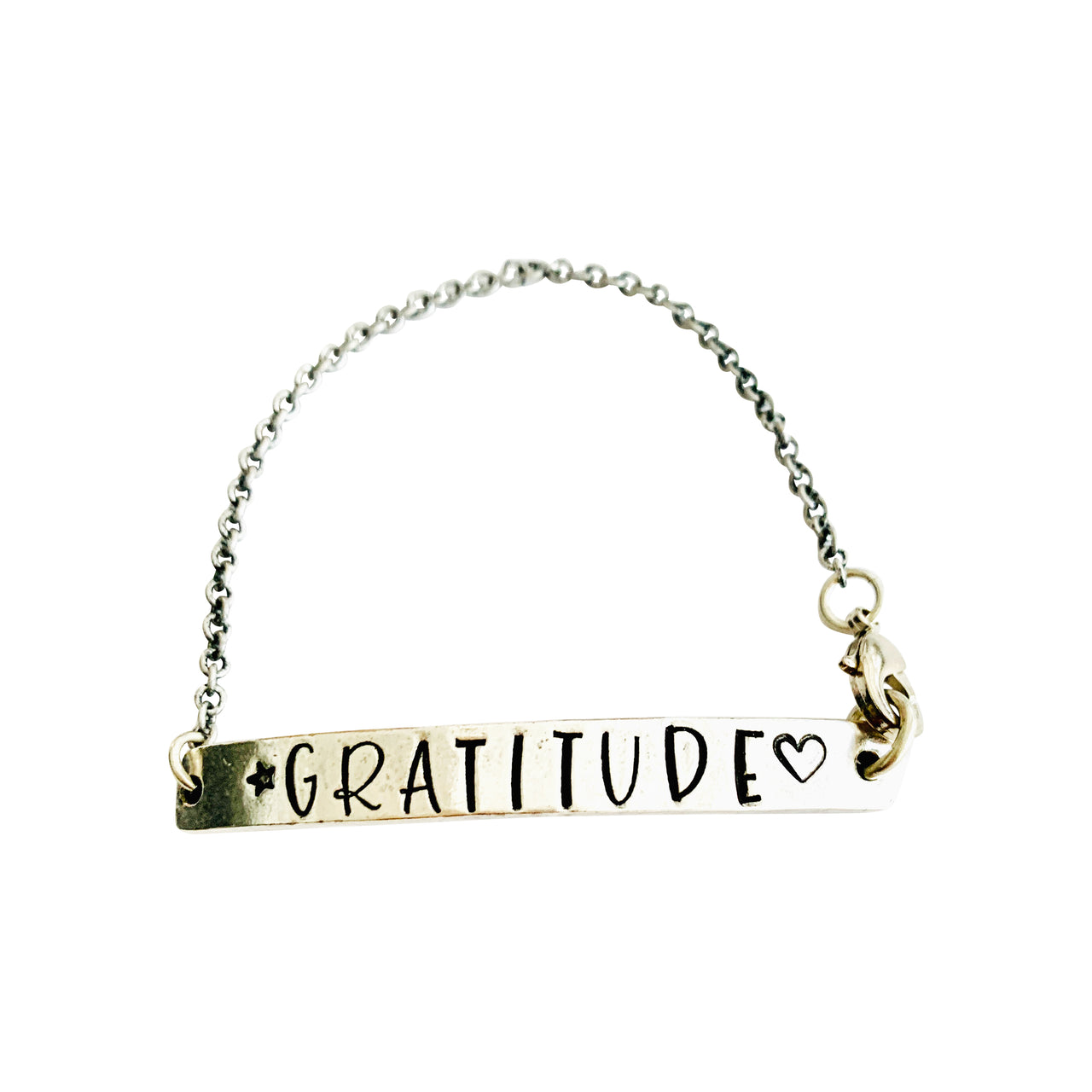 Gratitude Chain Half Cuff Bracelet