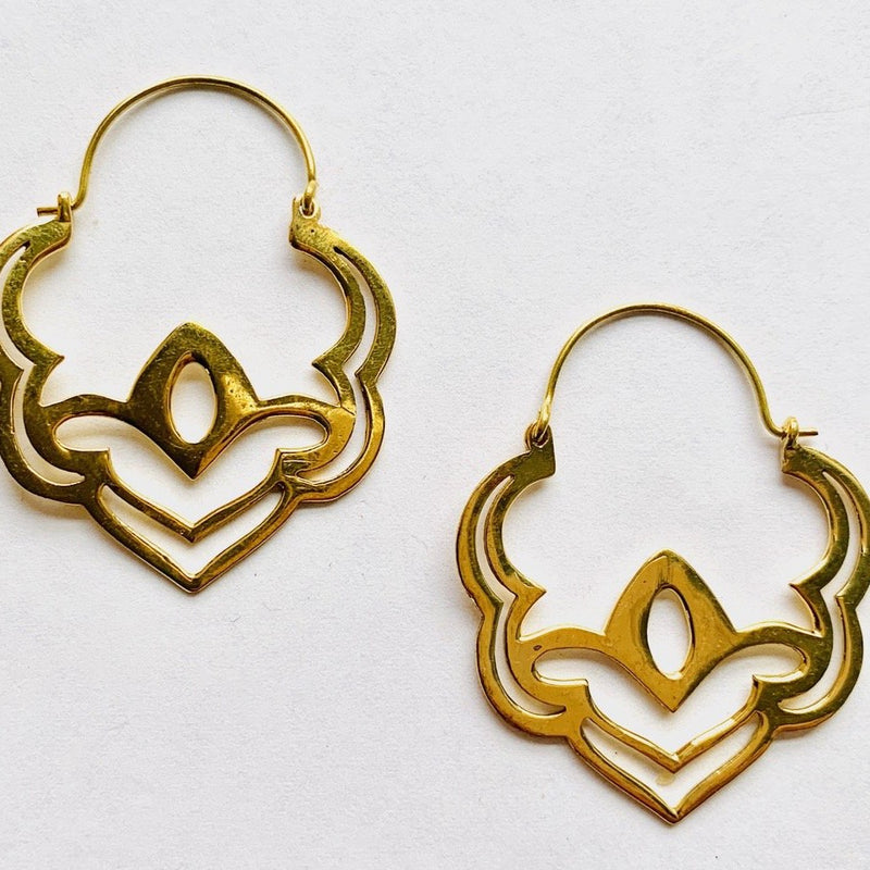 Brass Handmade Earrings