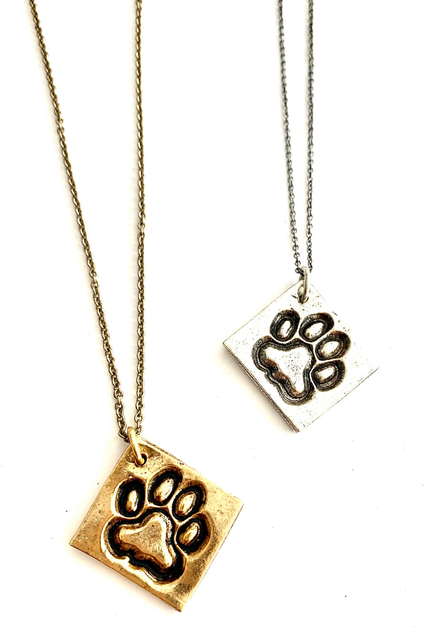 Paw Stamped Necklace