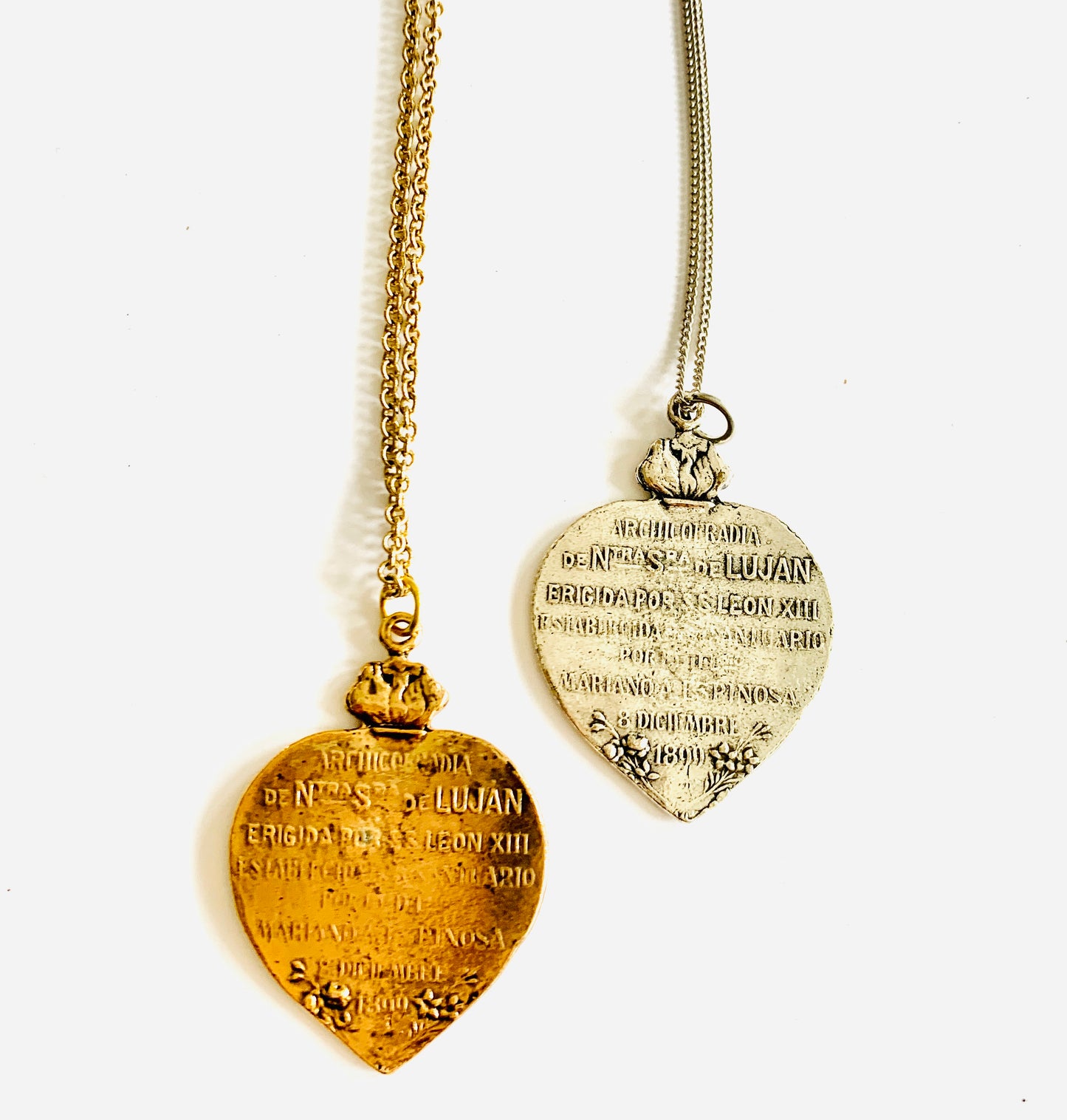 Vintage Religious Medal Necklace
