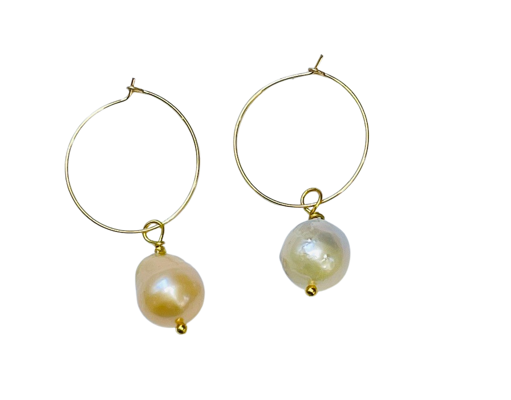 Baroque Pearl Drop Earrings