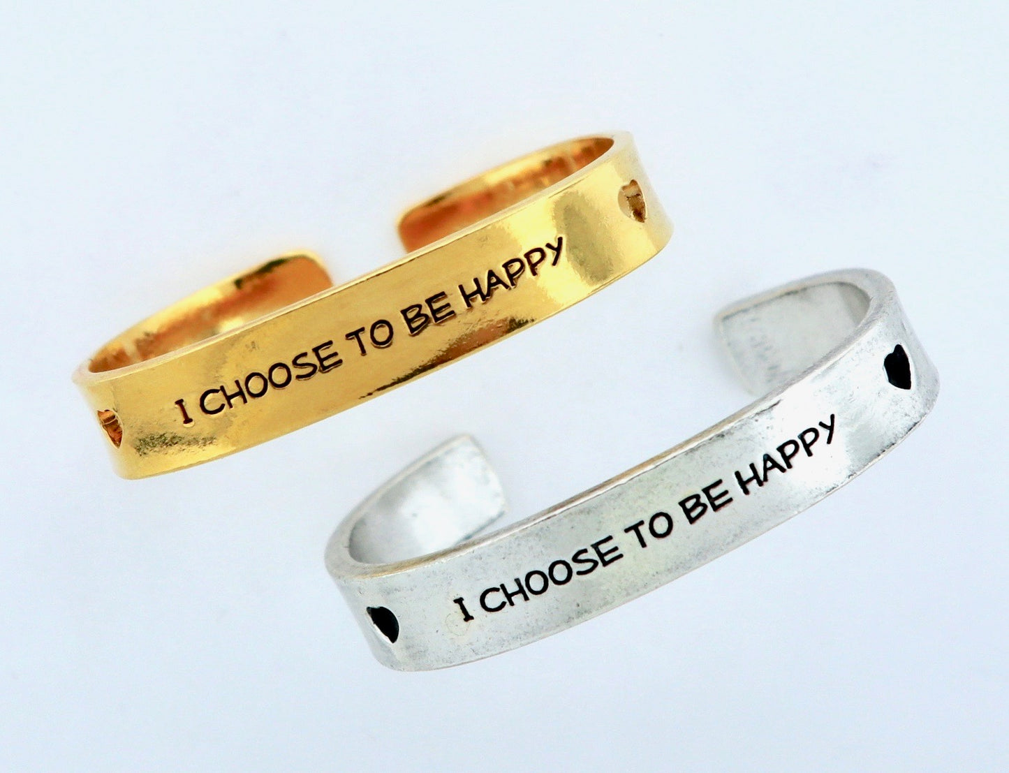 I Choose To Be Happy Cuff Bracelet