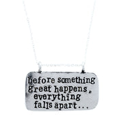 inspirational necklace