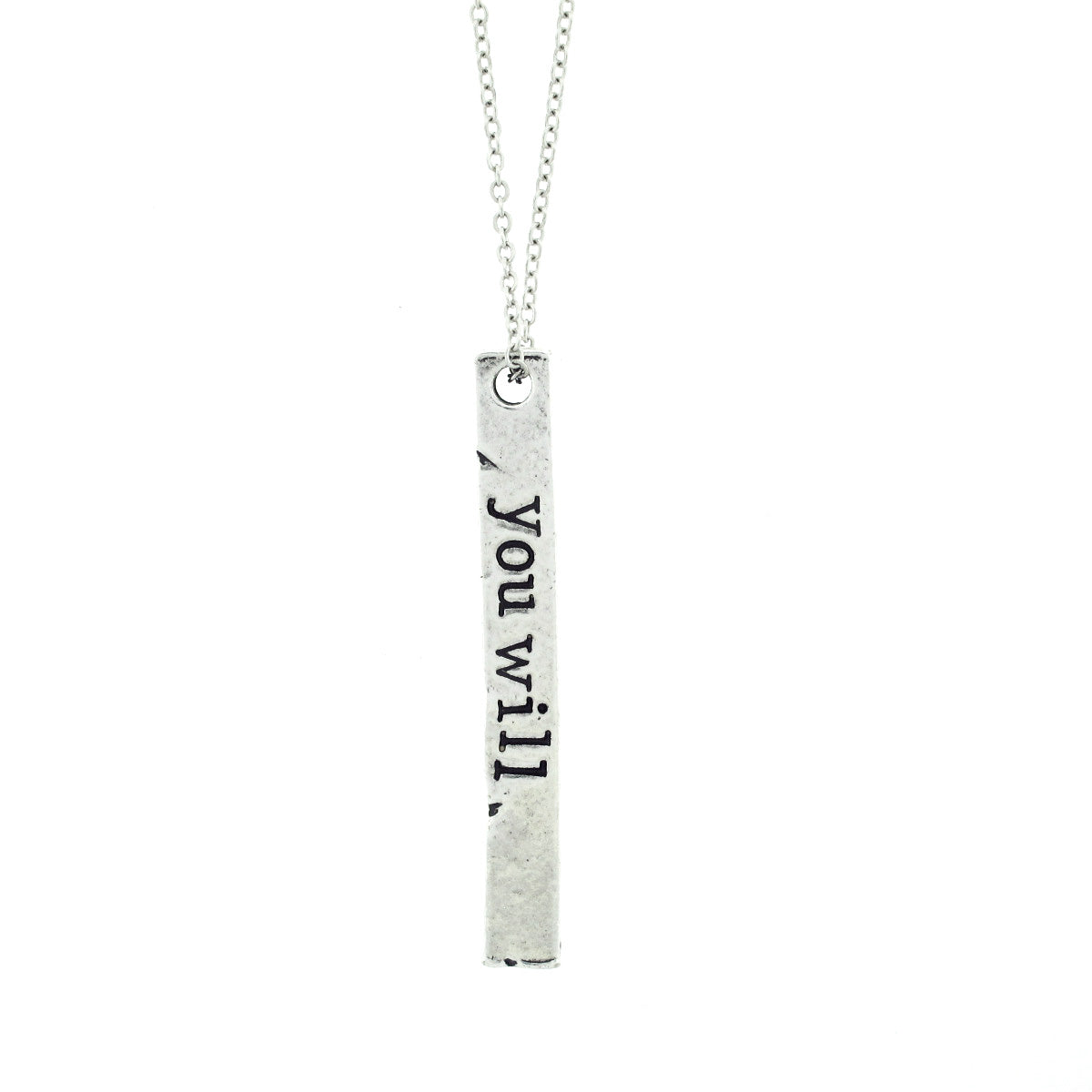 You Will Forever Be My Always Hand Stamped Necklace