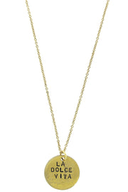 La Dolce Vita Gold Necklace