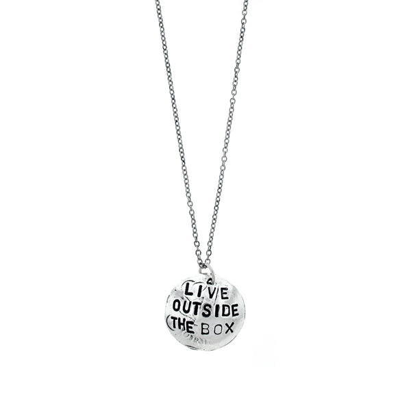live outside the box necklace