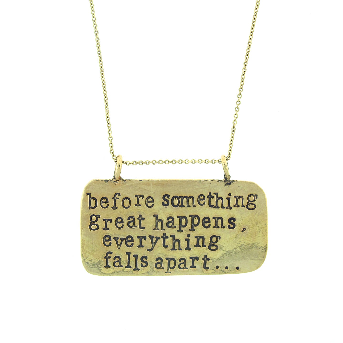 motivational necklace