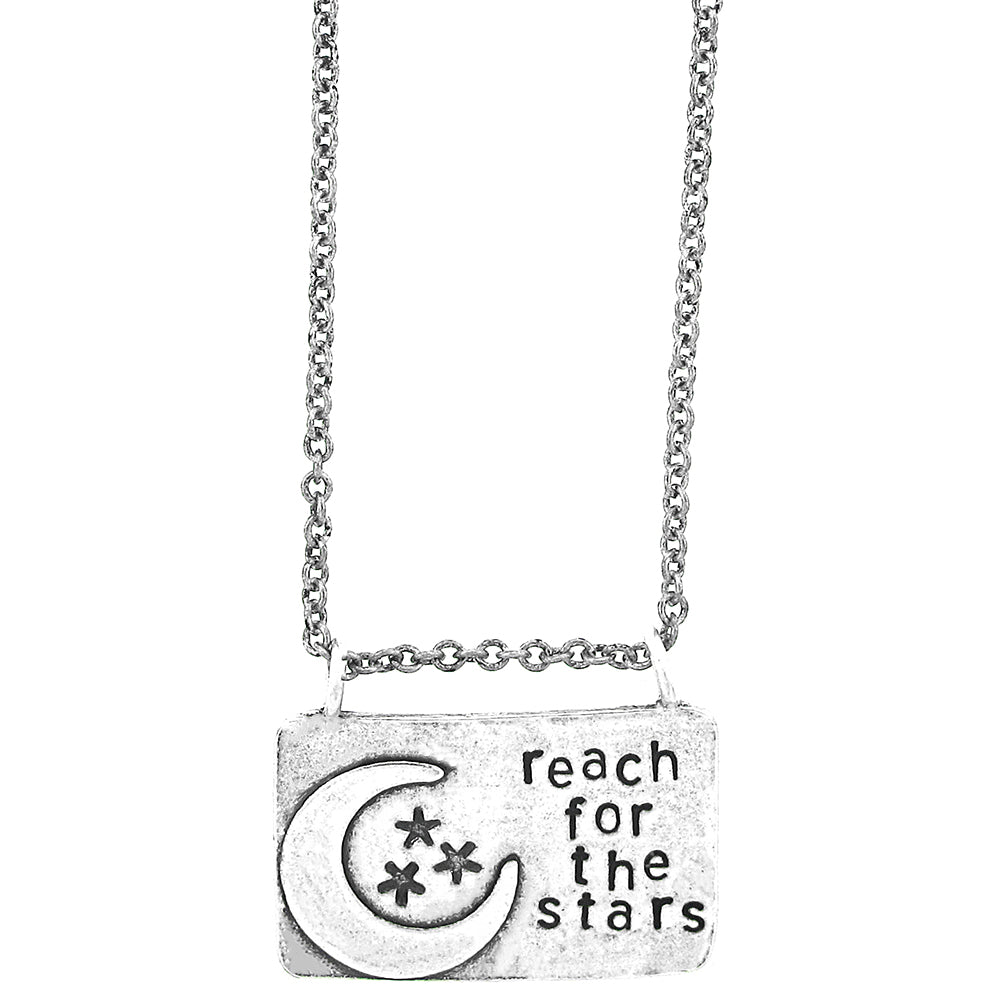 Reach For The Stars Hand Stamped Necklace