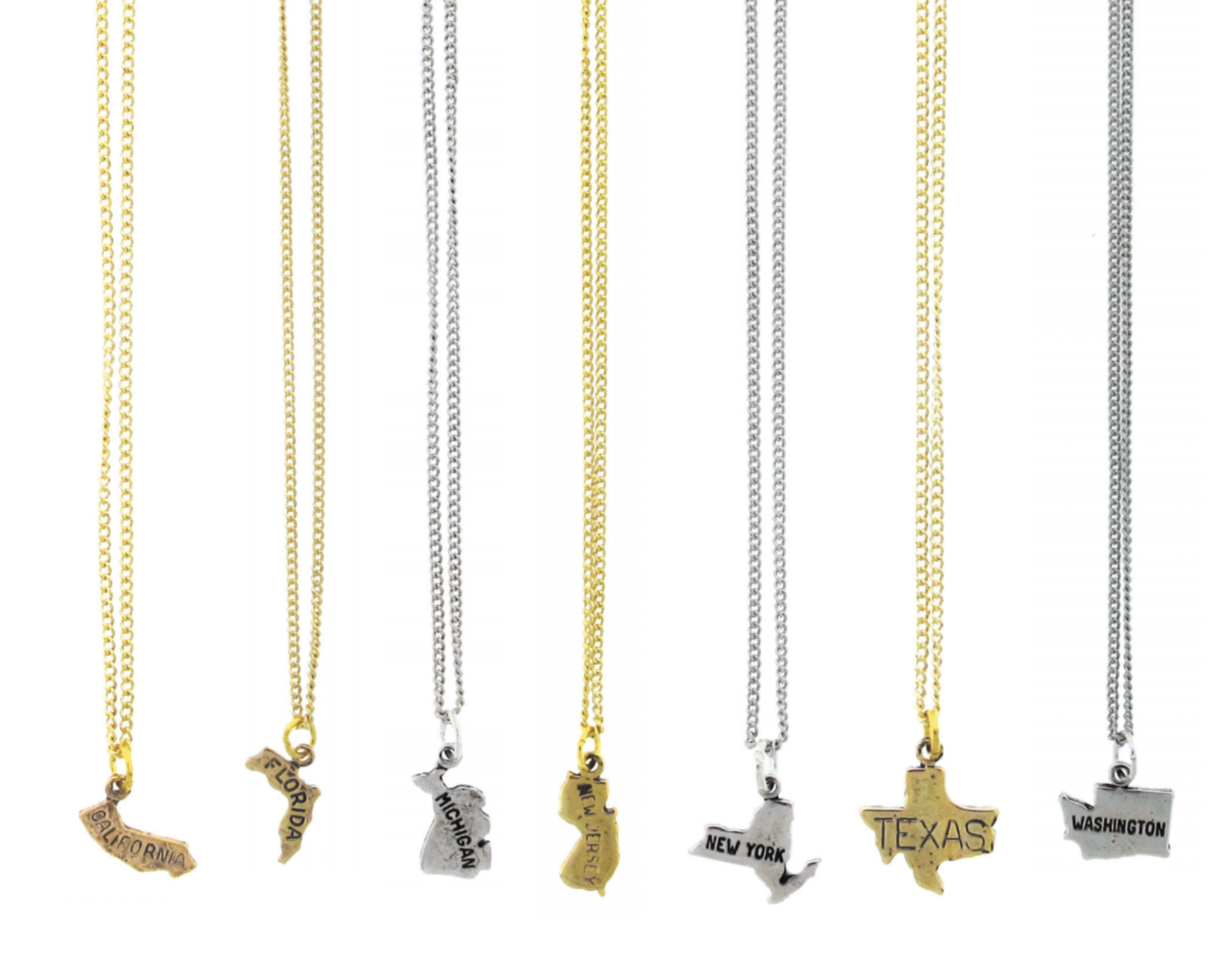 Alisa Michelle US State Necklaces