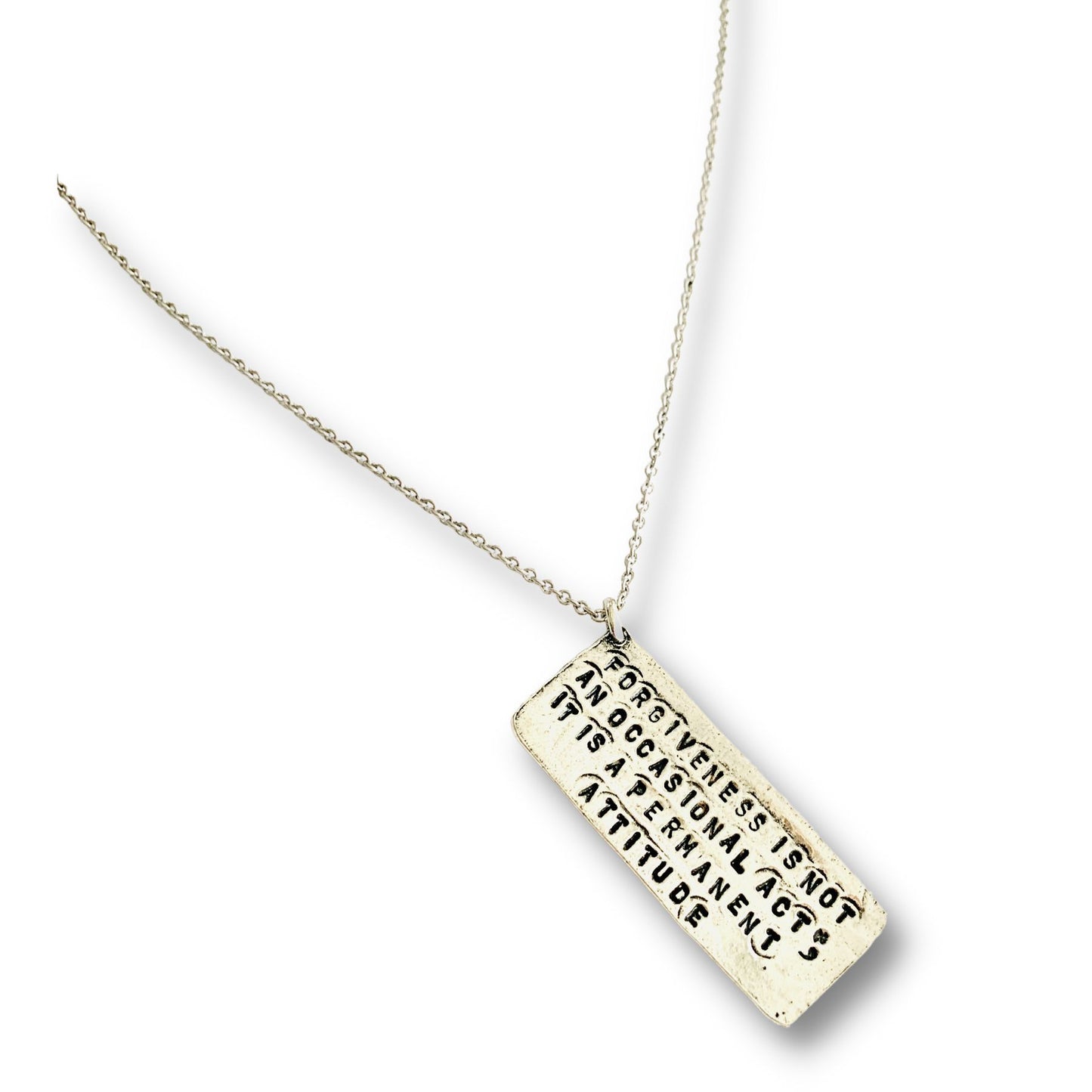 Forgiveness Quote Necklace