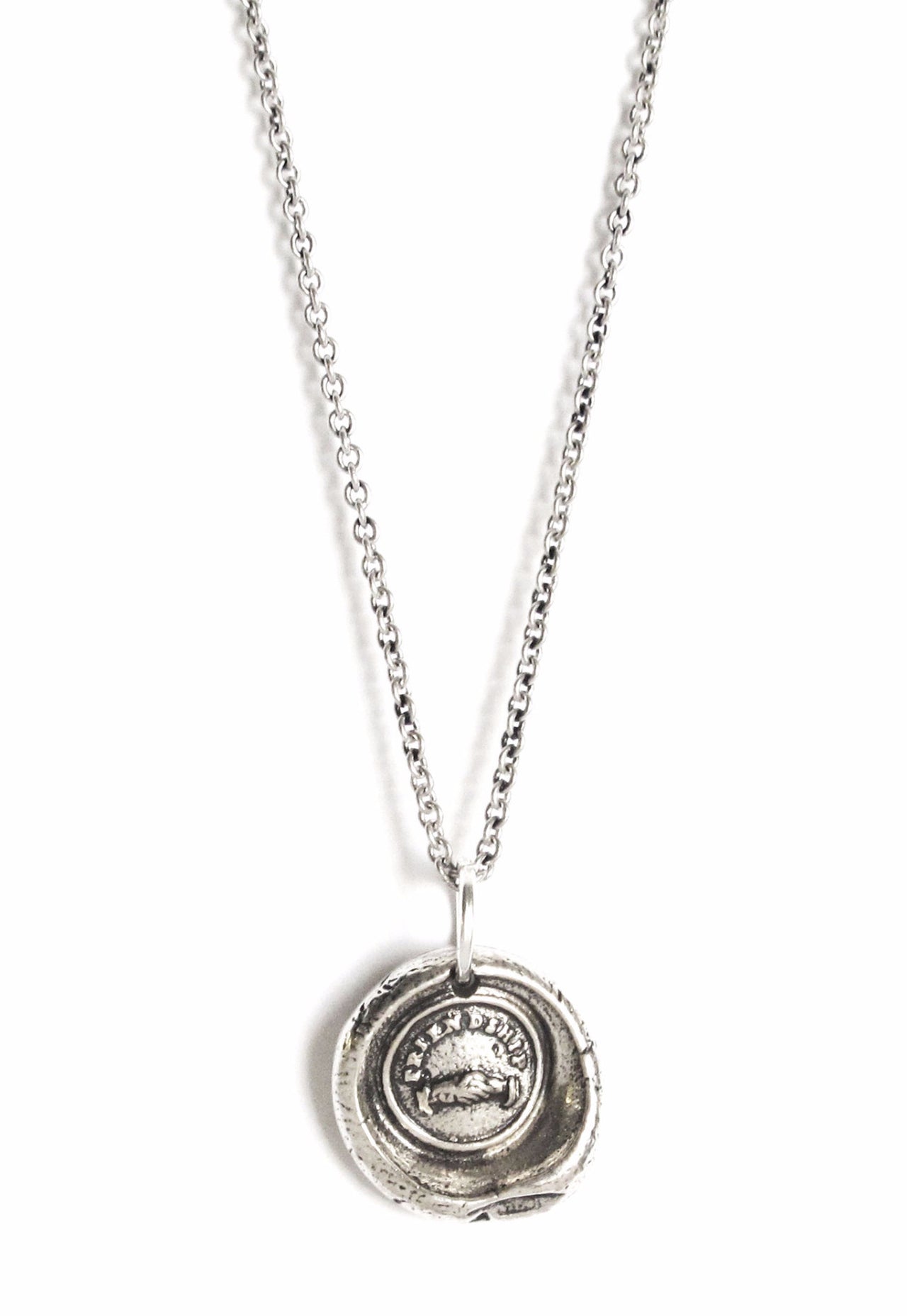 Friendship Vintage Wax Seal Necklace