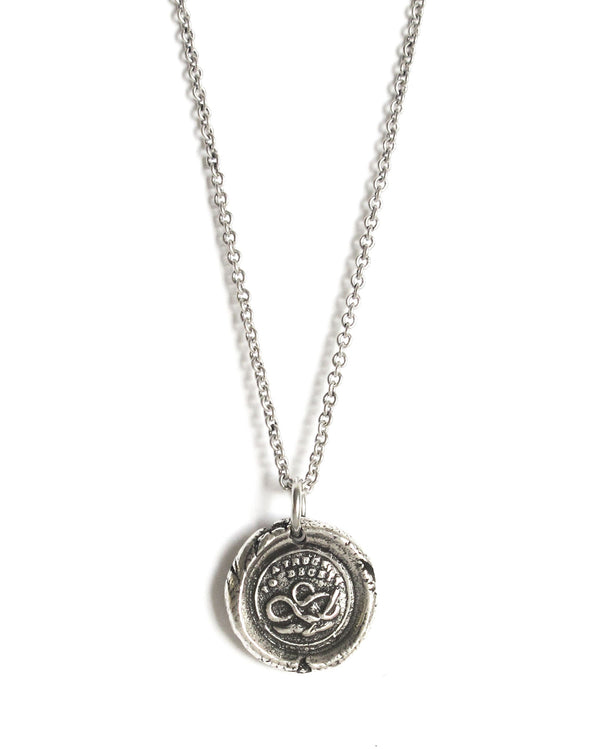 A Truce to Deceit Vintage Wax Seal Necklace