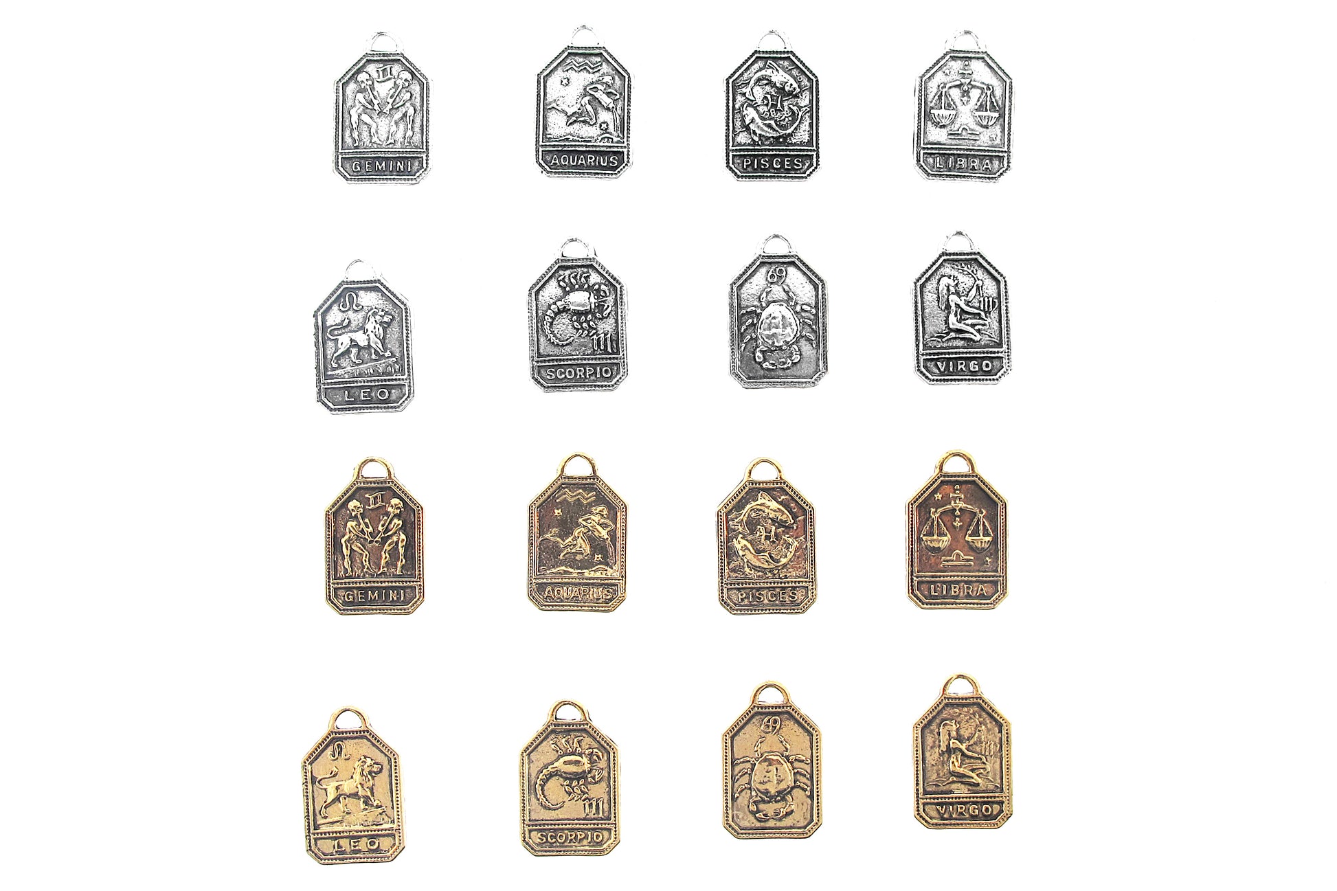 Zodiac Charms for Necklace